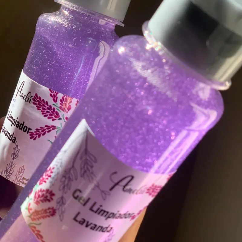 Gel limpiador de Lavanda