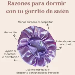 Gorros de satin 
