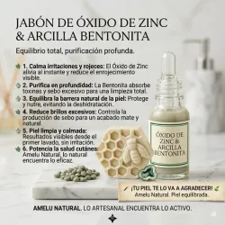 Jabón de Arcilla Bentonita y Óxido de Zinc*