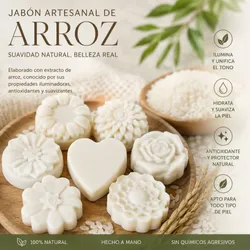 *Jabón de arroz 100g* 🍚✨