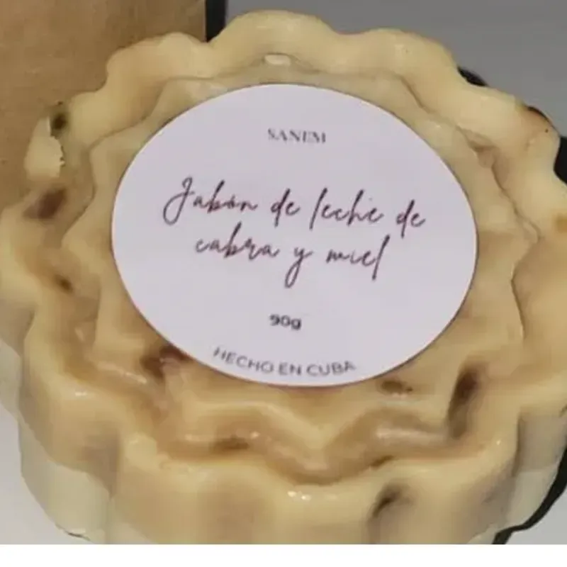 Jabón de leche de cabra y miel