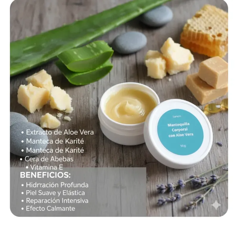 Mantequilla de Aloe Vera 50g (Sanem)