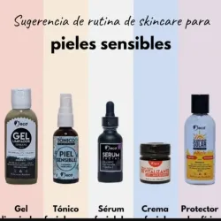 Rutina facial para piel sensible