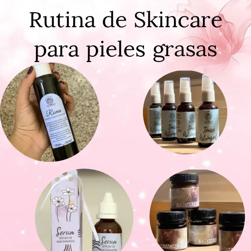 Rutina facial para pieles grasas. Escabella🩷💜