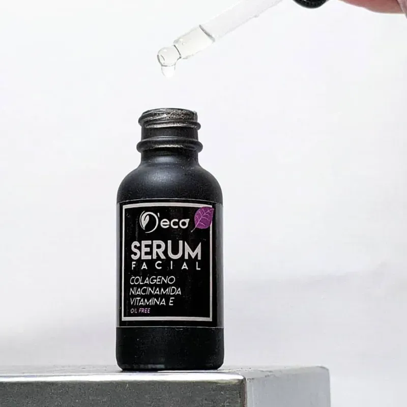 Serum facial de niacinamida, colágeno y vit E