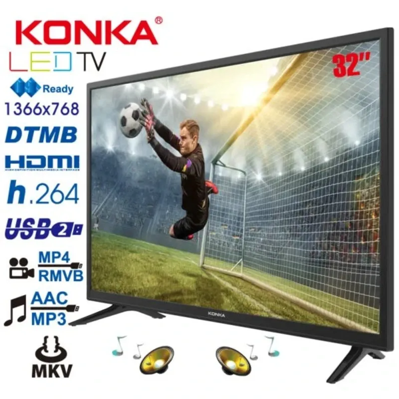 TV LED Híbrido KONKA 32″ (TDT + ATV)