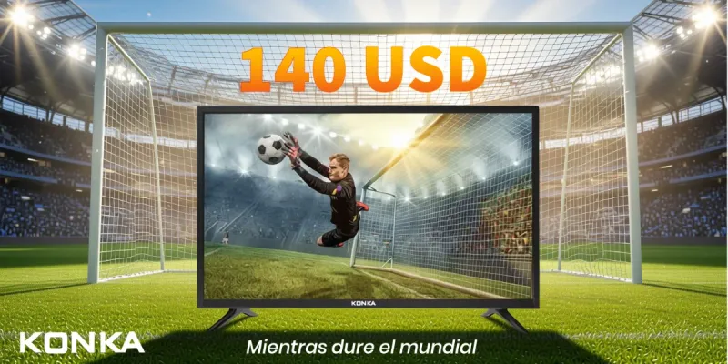 TV LED Híbrido KONKA 32″ (TDT + ATV)
