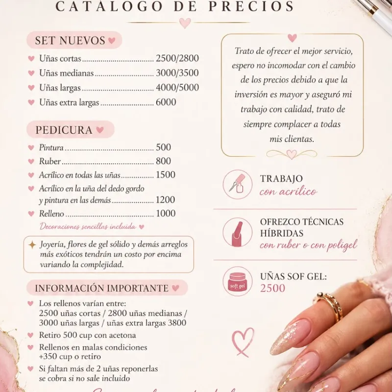 Uñas cortas