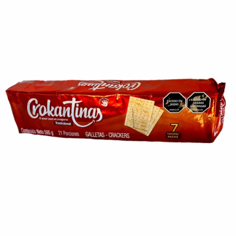 Paquete de Galletas Saladas CROKANTINAS (7 paquetes)