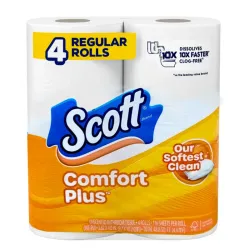 Papel Sanitario SCOTT (4 rollos)