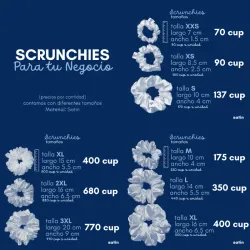 SCRUNCHIES SATIN 