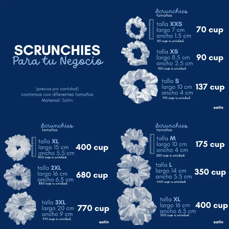 SCRUNCHIES SATIN 