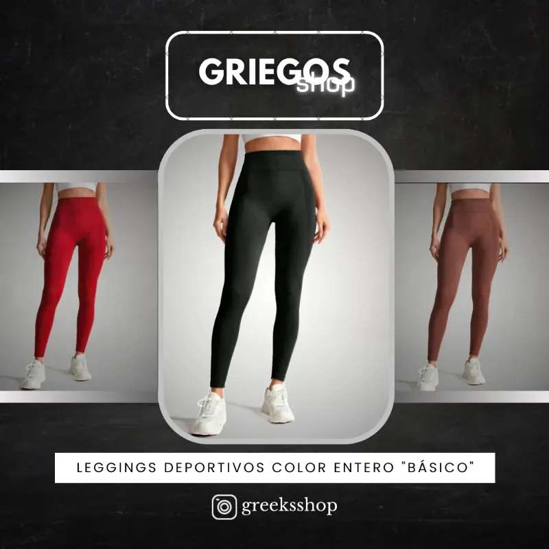 Leggings Deportivos | Color Entero 