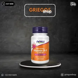 Vitamina D3 | 2000IU | "NOW FOODS" | 120caps