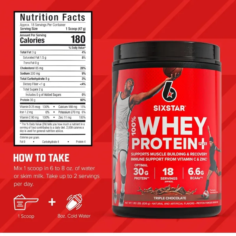 Whey Protein | Six Star | 18 servicios