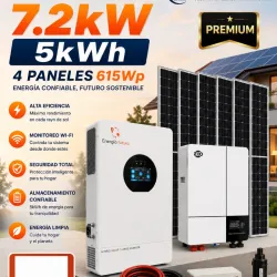 6KW 110/220V 5KWH 4 PANELES