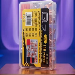 Set de terminales de cobre.