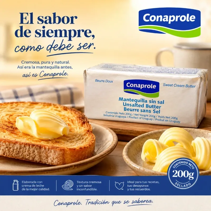 MANTEQUILLA SIN SAL CANAPROLE