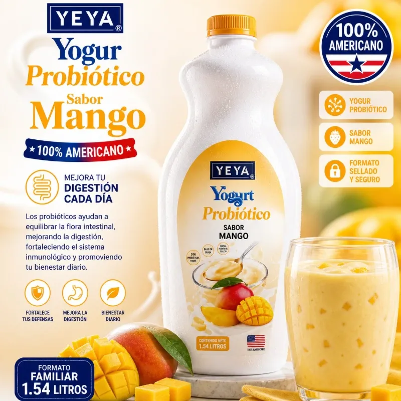 YOGURT PROBIÓTICO MANGO