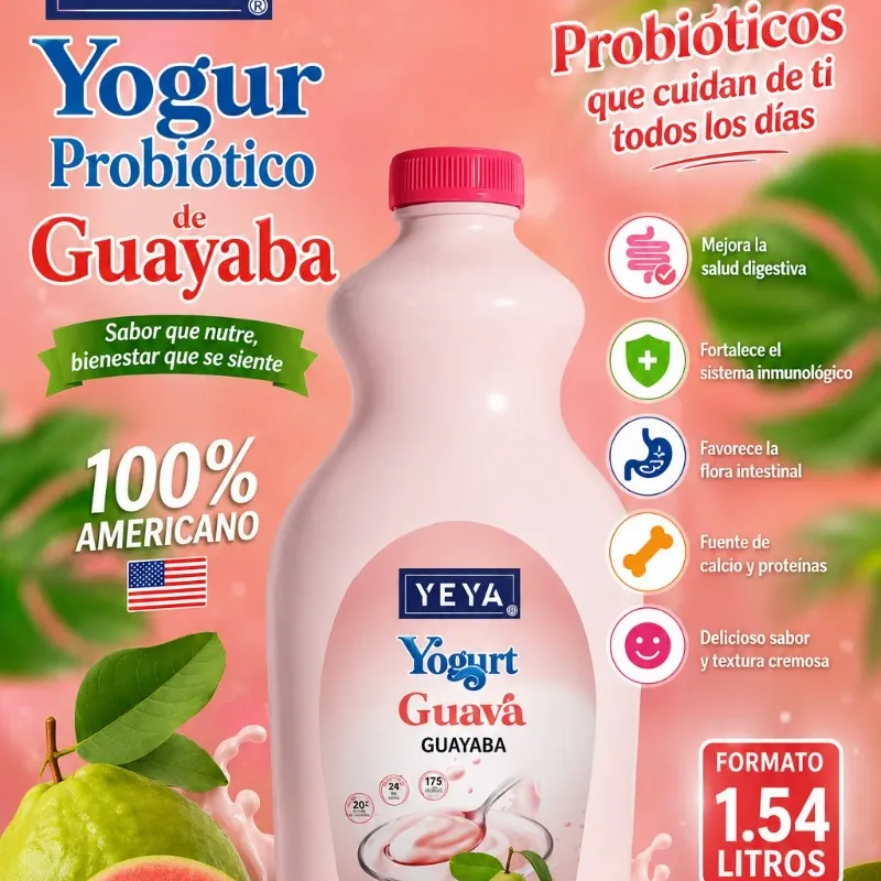 YOGURT PROBIÓTICO GUAYABA