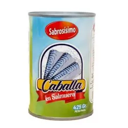 Caballas al natural Sabrosisimo(425g)