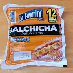 Salchicha de Cerdo La Favorita(408g)