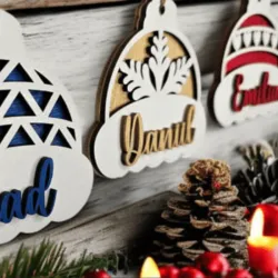 Adornos de Gorritos Navideños Personalizados