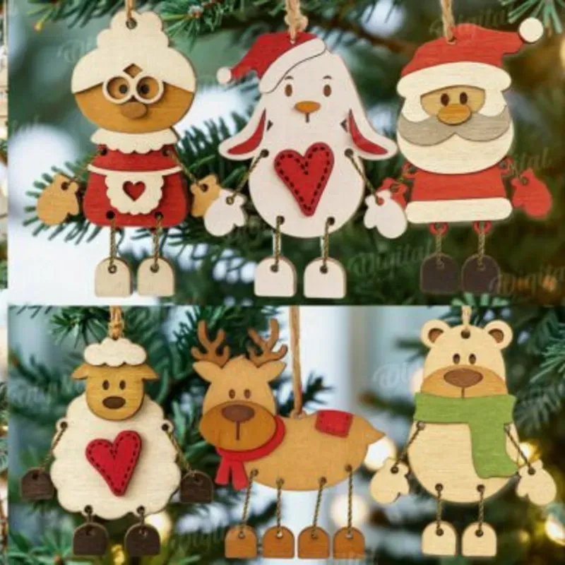 Adornos Navideños Articulados Personalizados