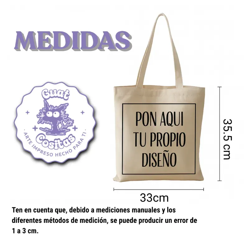 Bolsa Tote / Tote Bag – “Patrón de copas de vino”