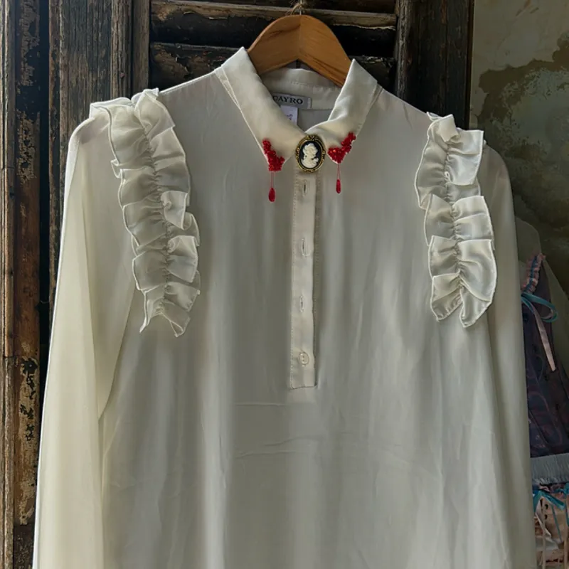 Blusa inspiracion victoriana