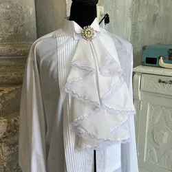 Camisa con cuello jabbot