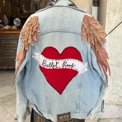 Chaqueta de Mezclilla con alas 35