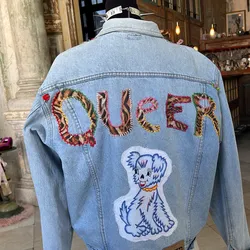 Chaqueta Mezclilla con parches Queer