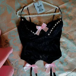 Lenceria con liguero