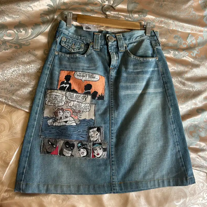 Saya demin con parches