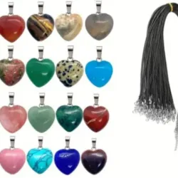 Colgante con dije de corazón 