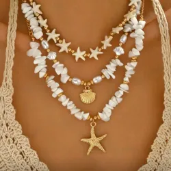 Collar estilo playero, bohemio