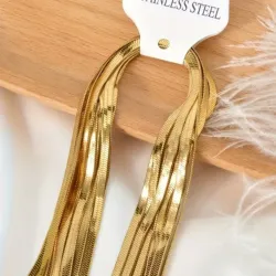 Cadena hueso de serpiente 