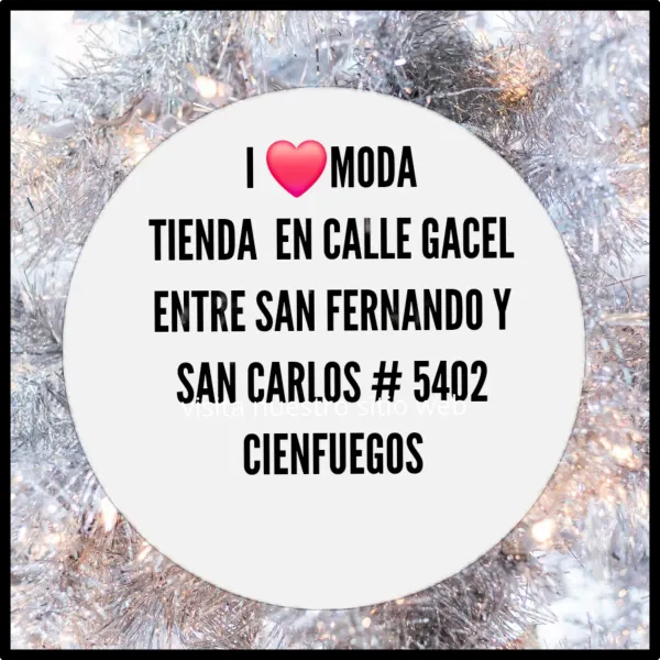 Tienda física y virtual para la venta de todo tipo de ropa, accesorios,  bisutería de moda y calzado 