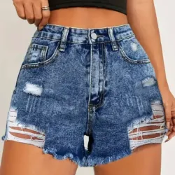 Short mezclilla cintura alta