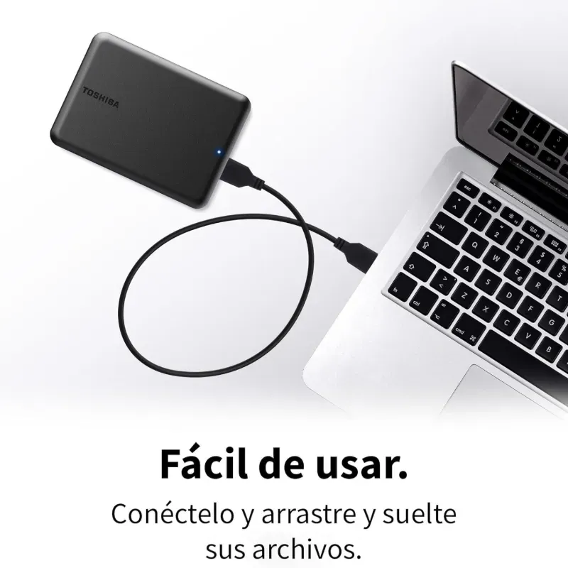 Disco duro externo,  Toshiba 1 tera 