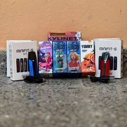 Cigarro electrónico justfog mini fit + pomo de líquido de 30ml de 3% o 5% de nicotina 