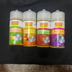 Pomos de 100ml (HORNI) ice con 1% de nicotina.