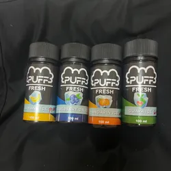 Pomos de 100ml (PUFF) ice con 1% de nicotina.