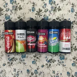Pomos de 120ml de 1% de nicotina 