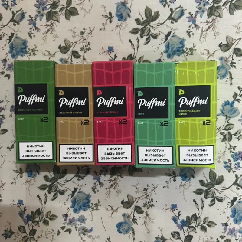 Pomos de 30ml (PUFFMI) con 6% de sales nicotina