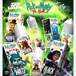 Pomos de 30ml (RICK AND MORTY THE ANIME) con 2% de nicotina 