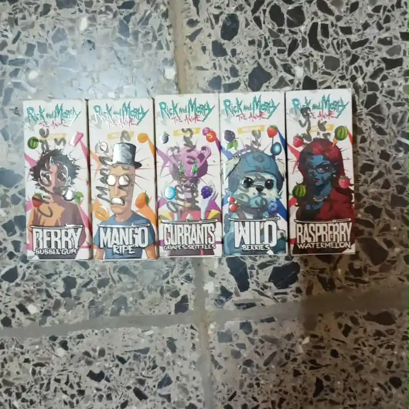 Pomos de 30ml (RICK AND MORTY THE ANIME) con 2% de nicotina 