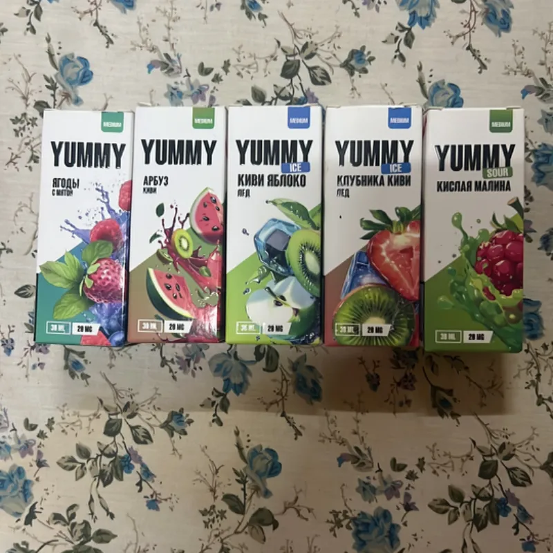 Pomos de 30ml (Yummy) ice con 1% de nicotina.