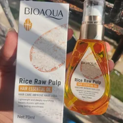 Aceite capilar de arroz